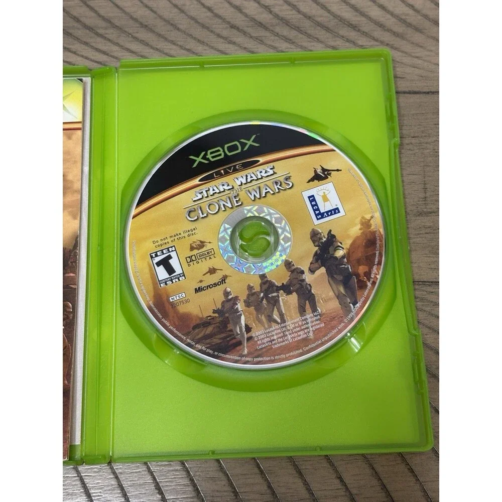 Star Wars: The Clone Wars (Original Xbox) CIB Complete (Microsoft Xbox, 2003)